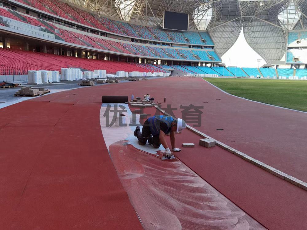 重庆预制型橡胶跑道每平方米的价格